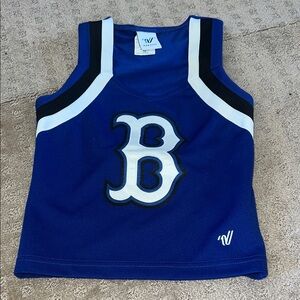 Youth Large “B” cheerleader top